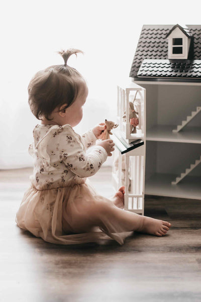 Bencer + Hazelnut Long Sleeve Tutu Dress - Posy