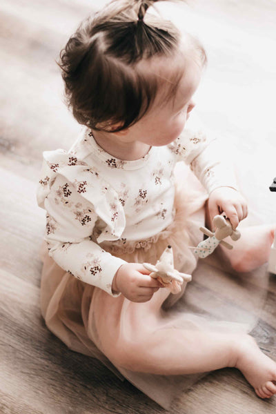 Bencer + Hazelnut Long Sleeve Tutu Dress - Posy
