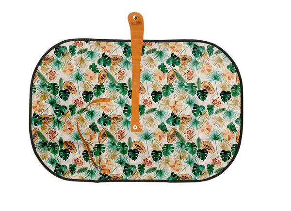 The Somewhere Co. Travel Baby Change Mat and Wallet - Summer Fruit