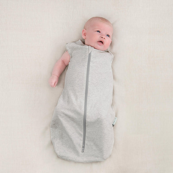 ergoPouch Cocoon 0.2 tog Organic Bamboo Swaddle - Grey Marle