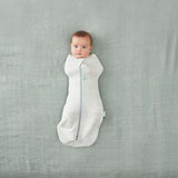 ergoPouch Cocoon 1 Tog Organic Baby Swaddle - Grey Marle