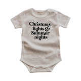 Bencer + Hazelnut Bodysuit - Christmas Lights