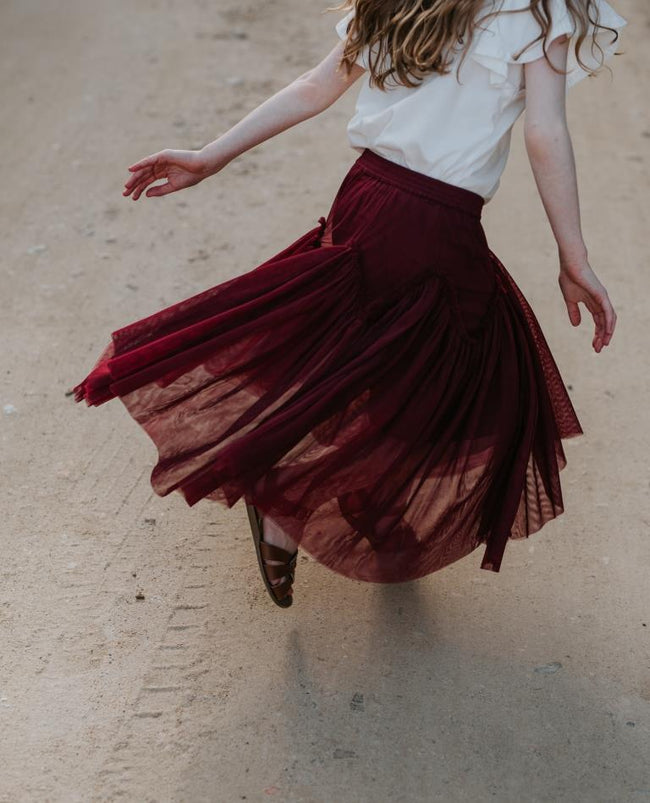 Peggy Harper Skirt - Christmas Rose
