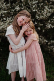 Peggy Rosie Dress - White
