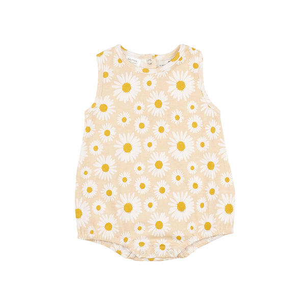Goldie + Ace Bubble Romper - Daisy - Buttercream