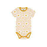 Goldie + Ace Short Sleeve Bodysuit - Daisy - Buttercream