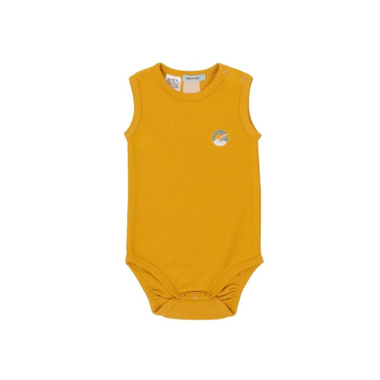 Goldie + Ace Dash Terry Towelling Onesie - Marigold