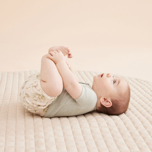 Wilson & Frenchy Crinkle Cotton Nappy Pant - Peek-a-Boo