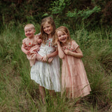 Peggy Rosie Dress - White