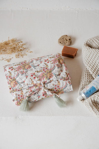 Louise Misha Olayde Change Mat - Cream French Flowers