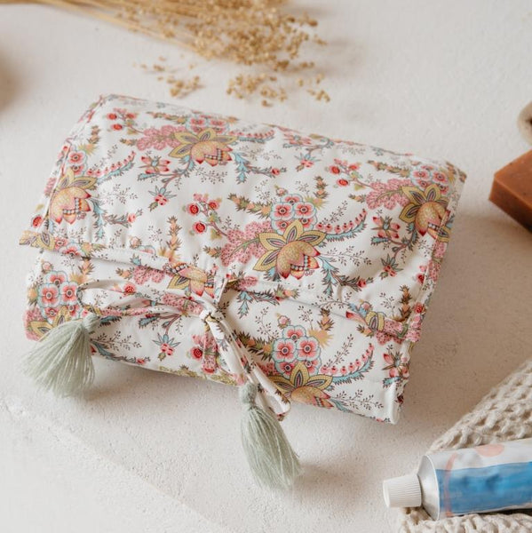 Louise Misha Olayde Change Mat - Cream French Flowers