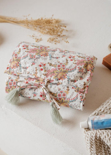 Louise Misha Olayde Change Mat - Cream French Flowers