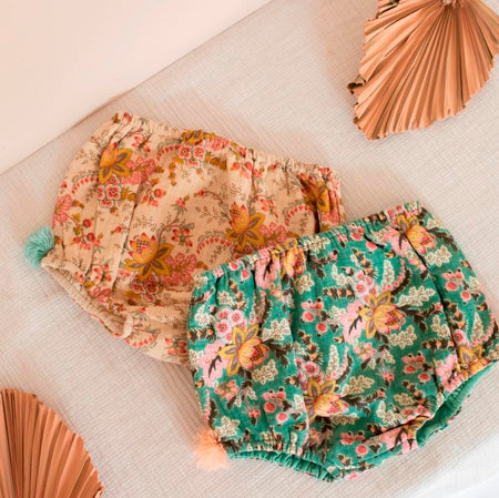 Louise Misha Marya Pouch - Cream French Flowers