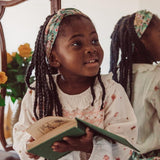 Louise Misha Julie Headband - Blue French Flowers