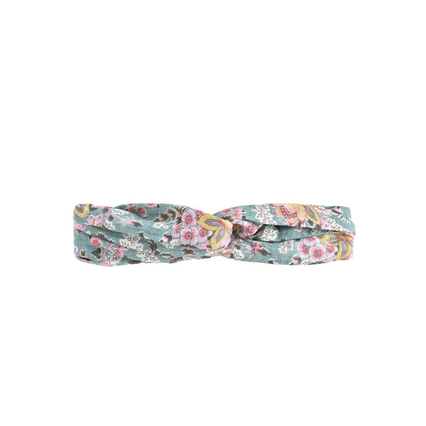 Louise Misha Julie Headband - Blue French Flowers