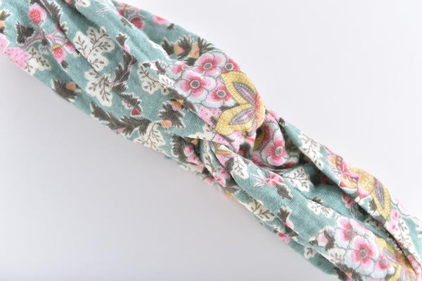 Louise Misha Julie Headband - Blue French Flowers