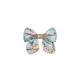 Louise Misha Lisa Hair Clip - Blue French Flowers