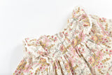 Louise Misha Lara Dress - Cream French Flowers Organic Cotton
