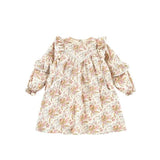 Louise Misha Lara Dress - Cream French Flowers Organic Cotton