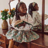 Louise Misha Audrey Skirt - French Blue Flowers