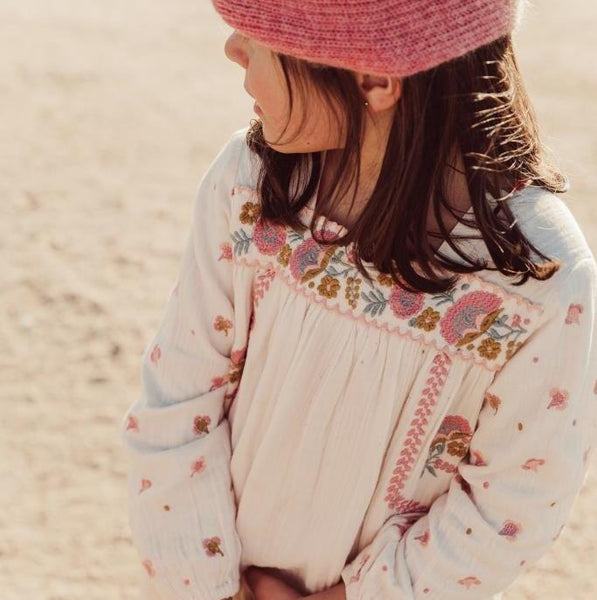 Louise Misha Mady Dress - Off White Organic Cotton