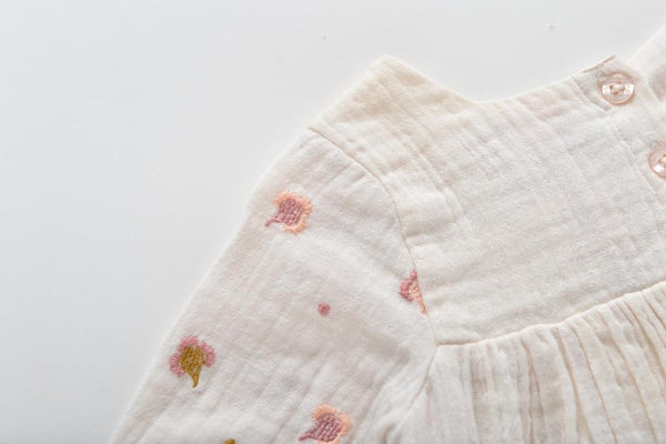 Louise Misha Mady Dress - Off White Organic Cotton