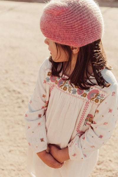 Louise Misha Mady Dress - Off White Organic Cotton