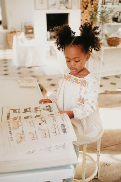 Louise Misha Mady Dress - Off White Organic Cotton