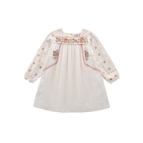 Louise Misha Mady Dress - Off White Organic Cotton