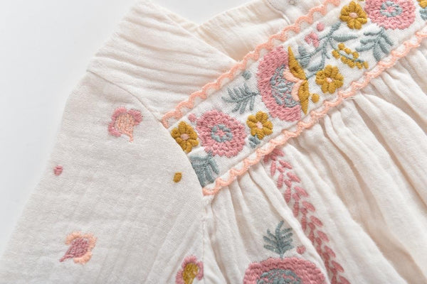 Louise Misha Mady Dress - Off White Organic Cotton