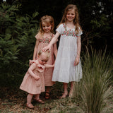 Peggy Rosie Dress - White