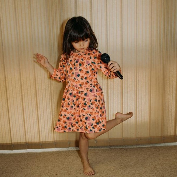 Goldie + Ace Gathered Pocket Dress - Strawberry Patch