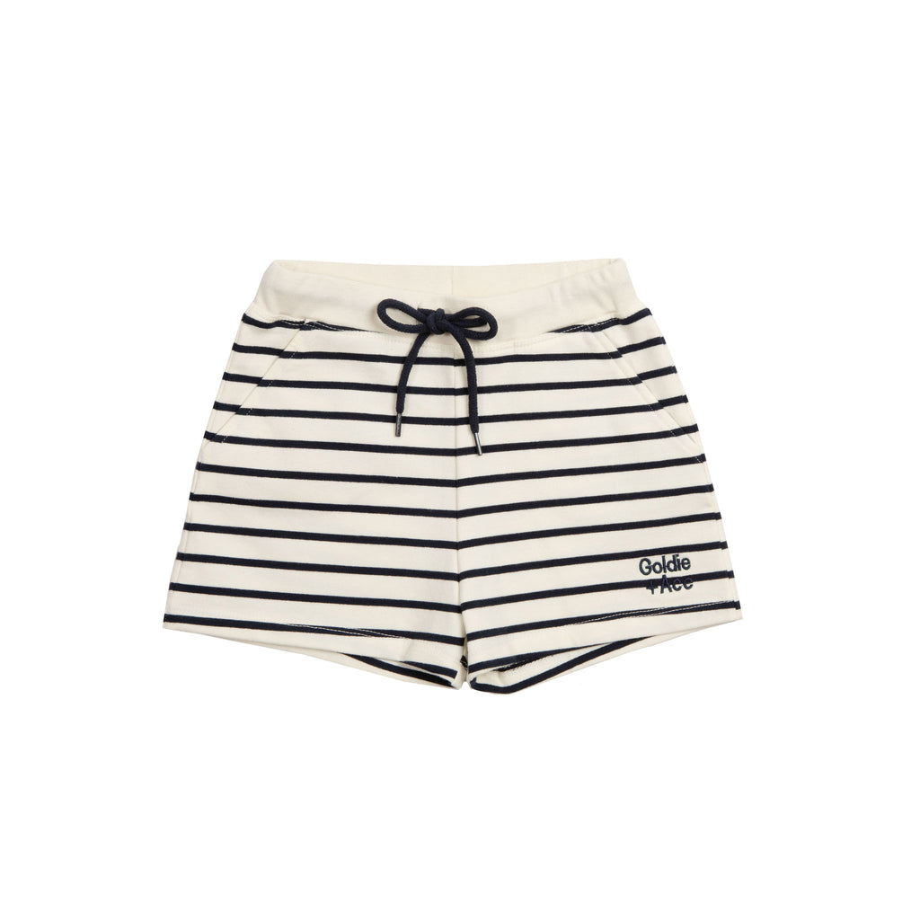 Goldie + Ace Terry Short - Natural Navy