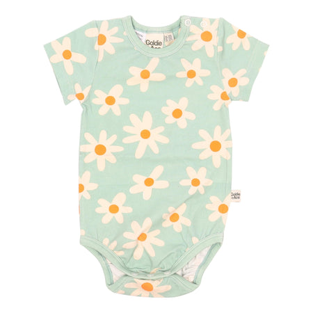 Snuggle Hunny Short Sleeve Organic Bodysuit - Milk