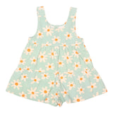 Goldie + Ace Layla Denim Shortalls - Ditsy Daisy