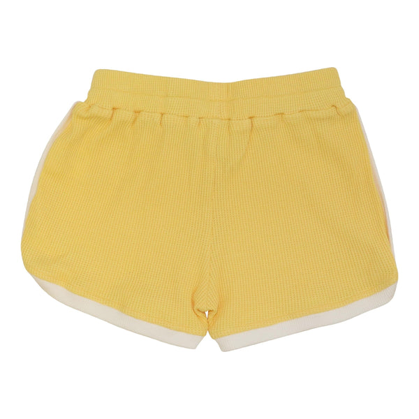 Goldie + Ace Sadie Waffle Short - Sunshine