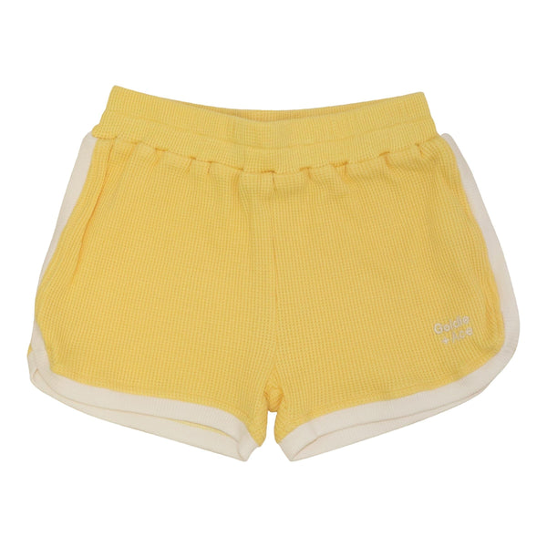 Goldie + Ace Sadie Waffle Short - Sunshine