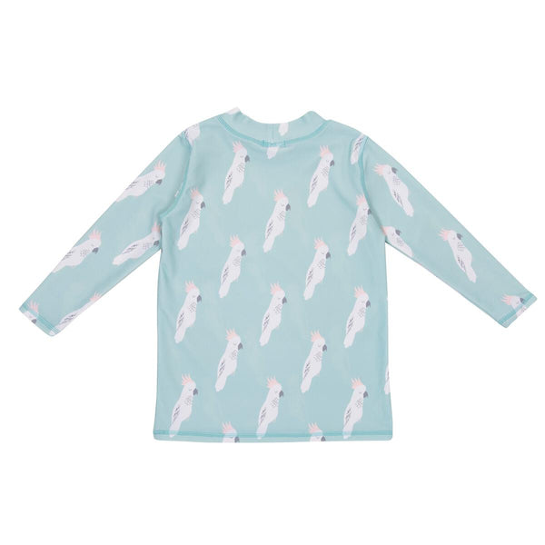 Goldie + Ace Sun Protection Rash Vest - Cockatoo Party