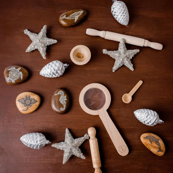 Growing Kind - Animal Wooden Pebble Set