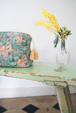 Louise Misha Marya Pouch - Blue French Flowers