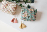 Louise Misha Marya Pouch - Blue French Flowers