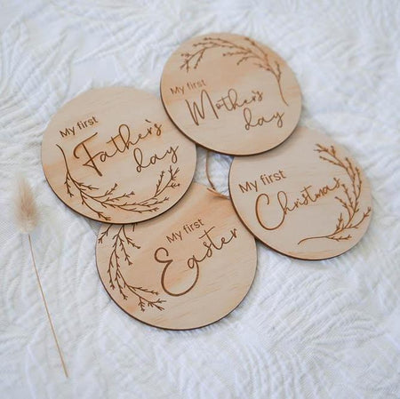 Hello Fern Birth Announcement Disc - Hello World