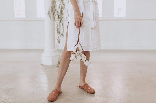 Scandic Gypsy - Woven Mule - Summer Tan