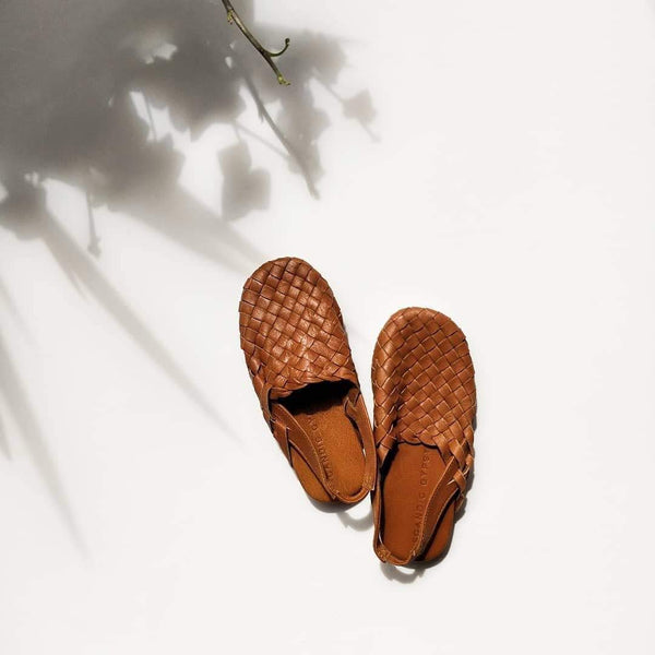 Scandic Gypsy - Woven Mule - Summer Tan