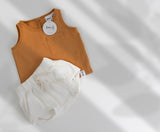 Bobby G Dainty Linen Top - Tan