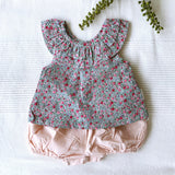 Love Henry Gathered Pilcher Shorts - Pink