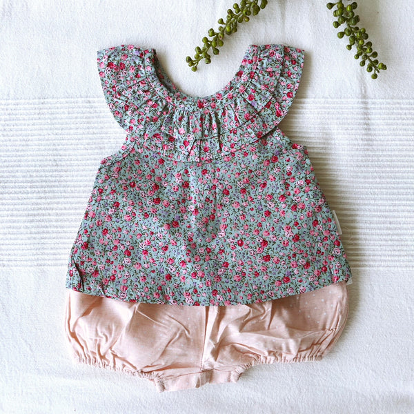 Love Henry Gathered Pilcher Shorts - Pink