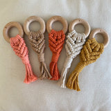 Love Macrame - Macrame Teether - Tangerine