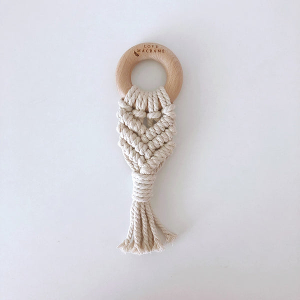 Love Macrame - Macrame Teether - Natural