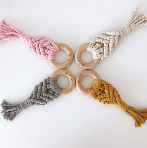 Love Macrame - Macrame Teether - Natural